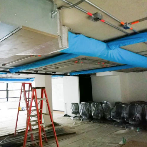 Installation-Textile-Ducts-Offices